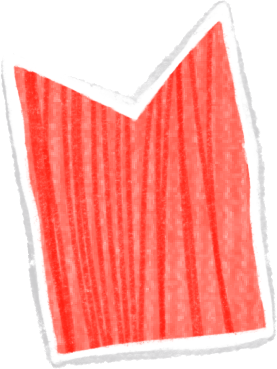 red bookmark for a book PNG, SVG