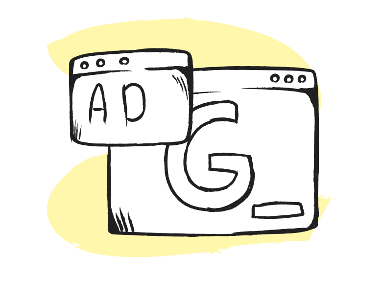 Immagine Vettoriale annunci seo su google in PNG e SVG in stile | Illustrazioni Icons8