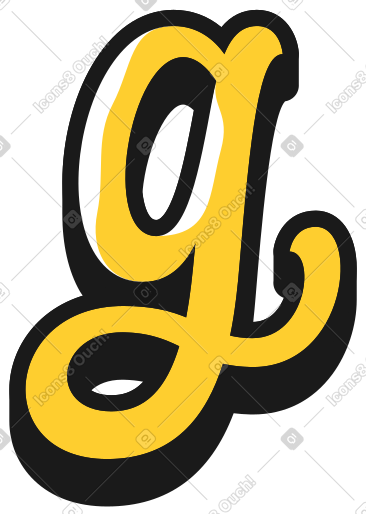 小写字母 g PNG, SVG