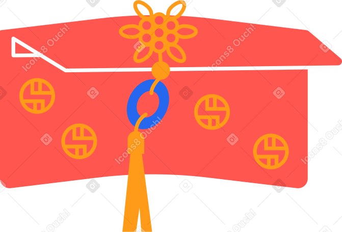 chinese envelope Illustration in PNG, SVG