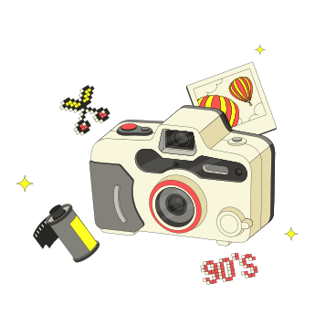Retro-kamera, foto und rollfilm PNG, SVG