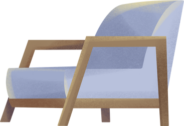 violet armchair PNG, SVG