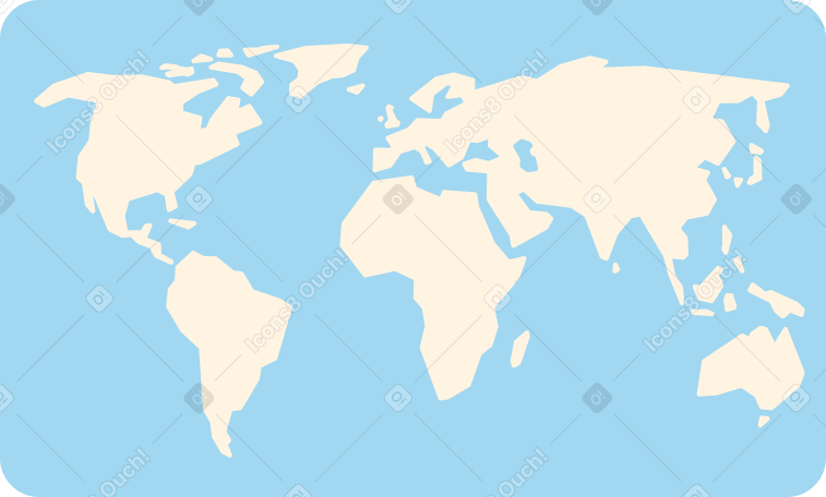 карта мира в PNG, SVG