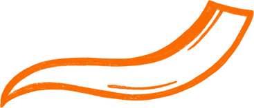 orange confetti outline PNG, SVG