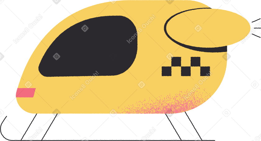 flying taxi Illustration in PNG, SVG