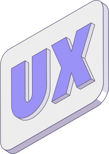 Надпись ux в тексте таблички в PNG, SVG