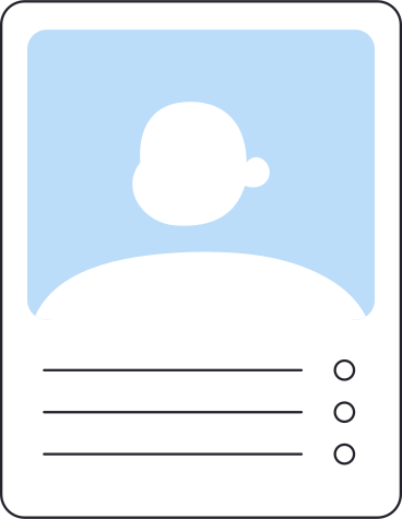 직업에 대한 이력서 카드 PNG, SVG