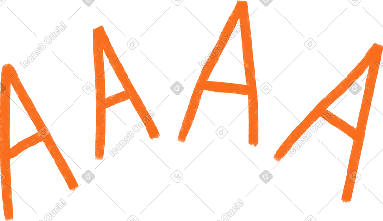 aaa scream PNG, SVG