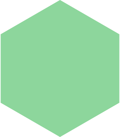 Green hexagon Illustration in PNG, SVG
