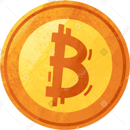 big bitcoin coin PNG、SVG