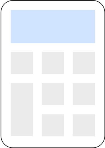 Калькулятор в PNG, SVG