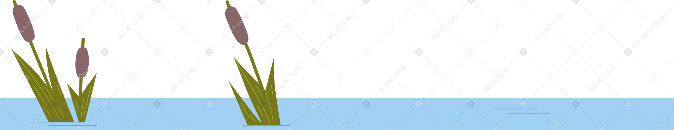 étang de fond PNG, SVG