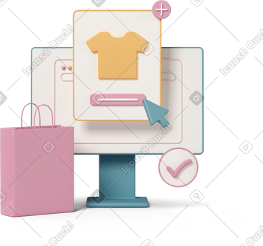 Online shopping PNG, SVG