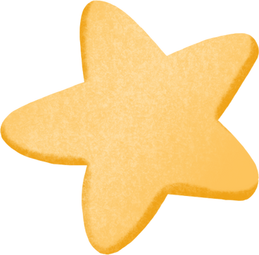 yellow cookies in the shape of a star PNG, SVG