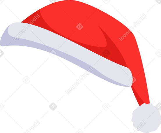 christmas hat Illustration in PNG, SVG