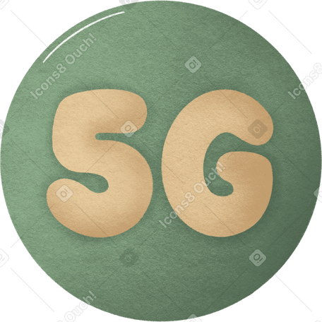 five g internet network icon Illustration in PNG, SVG