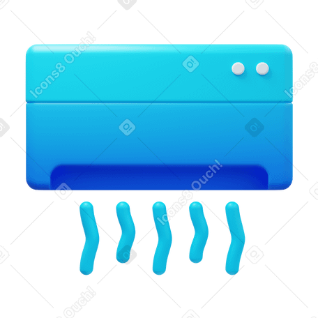3D air conditioner PNG, SVG
