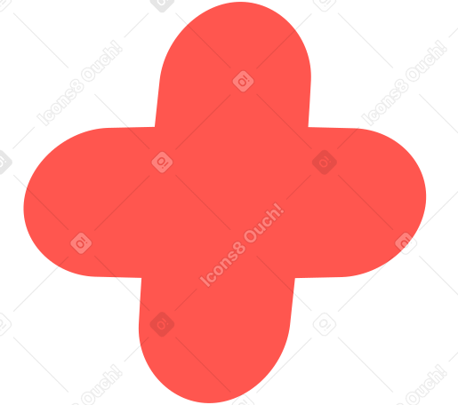quatrefoil red Illustration in PNG, SVG