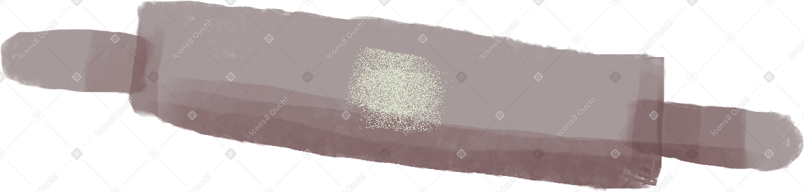 gray rolling pin Illustration in PNG, SVG