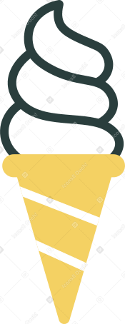 cucurucho de helado PNG, SVG