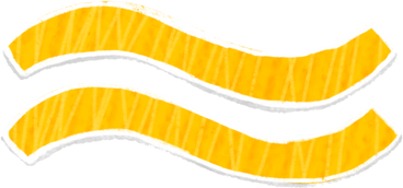 Zwei gelbe wellenlinien PNG, SVG