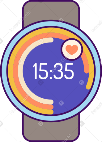 orologio fitness PNG, SVG