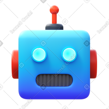 Robot emoji PNG, SVG