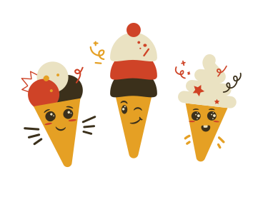 Мороженое в PNG, SVG