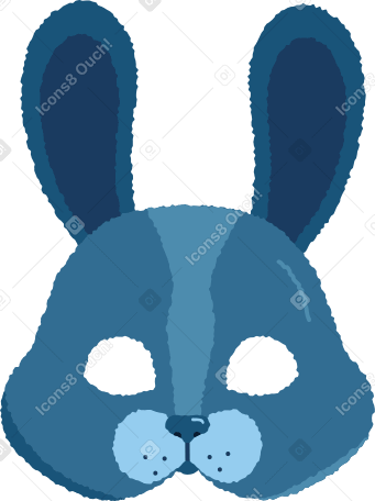 mask rabbit Illustration in PNG, SVG