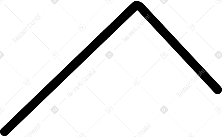 Schwarze winkellinie PNG, SVG