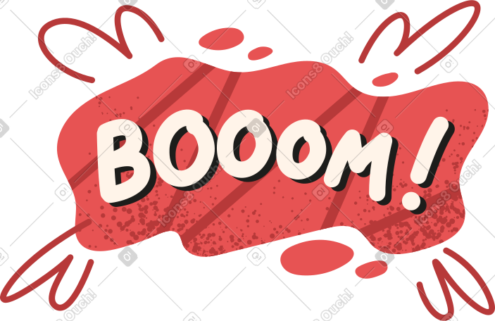 boom PNG, SVG