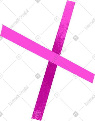 Pink cross PNG, SVG