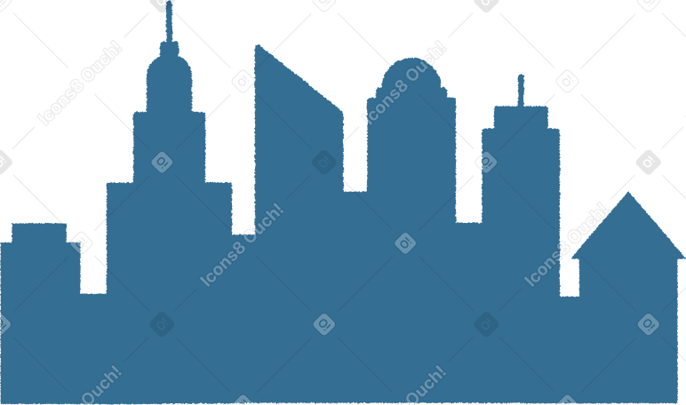 city clouds Illustration in PNG, SVG