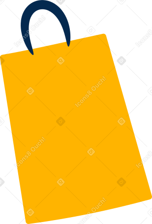 yellow package Illustration in PNG, SVG