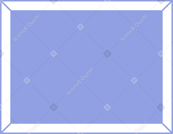 blue frame PNG, SVG