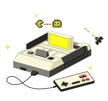 Retro-dendy-videospielkonsole aus den 90er jahren PNG, SVG
