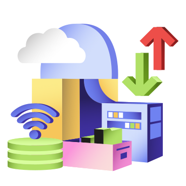 Cloud storage, database and hardware PNG, SVG