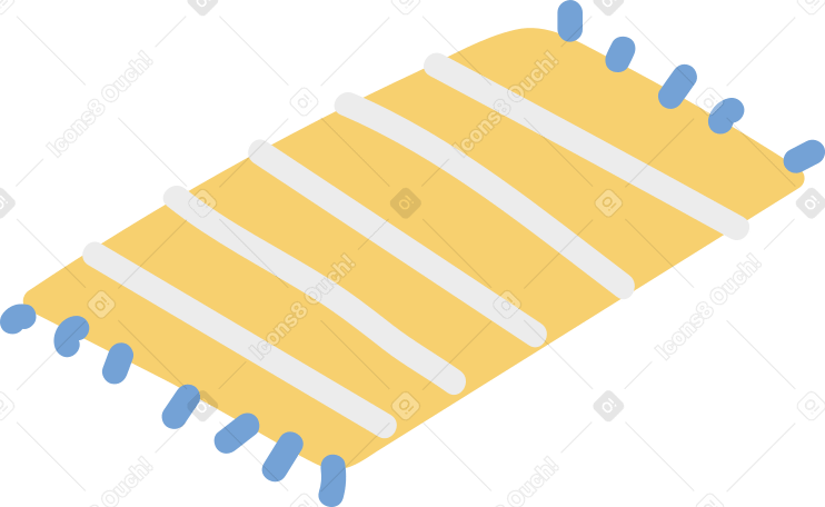 beach mat PNG, SVG