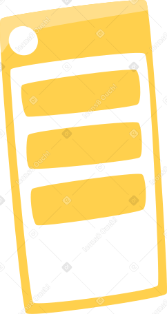 column with backlog cards Illustration in PNG, SVG