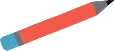 red pencil PNG, SVG