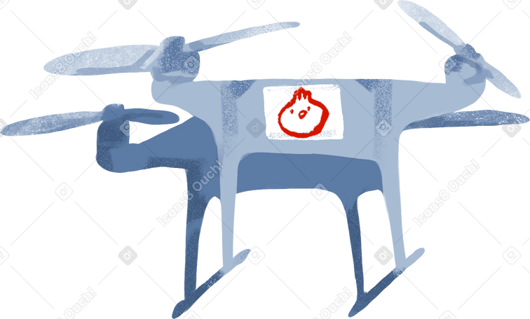 empty delivery drone PNG、SVG