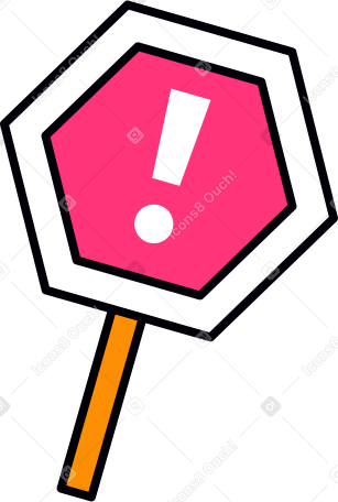 exclamation mark sign Illustration in PNG, SVG