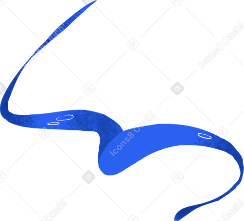 blue decorative line Illustration in PNG, SVG