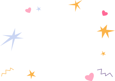 Анимированная иллюстрация Звезды взрывы и сердца для фона в GIF, Lottie (JSON), AE