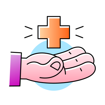 Hand mit medizinsymbol PNG, SVG