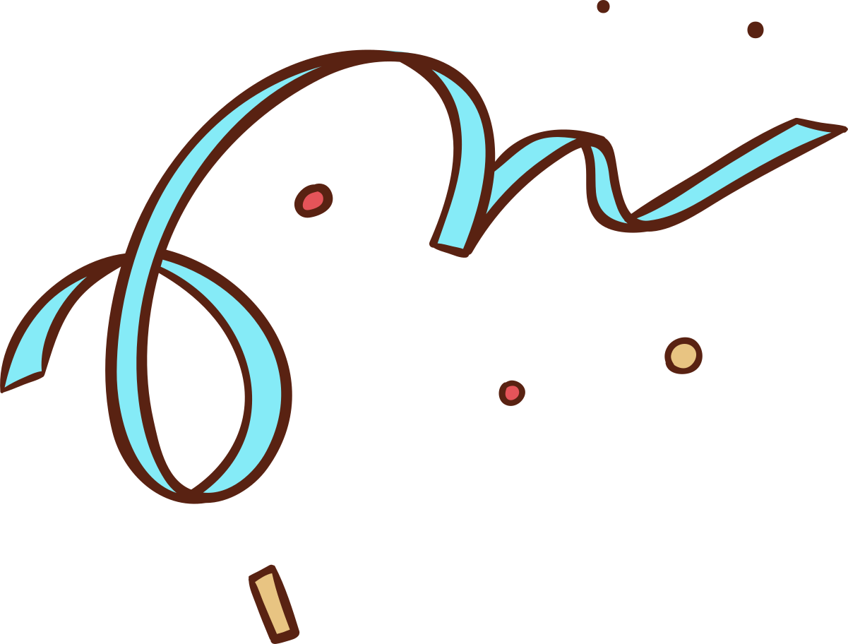 ribbon Illustration in PNG, SVG