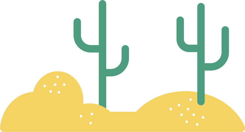 desert Illustration in PNG, SVG