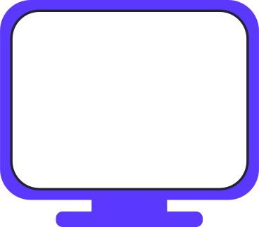 blauer monitor PNG, SVG