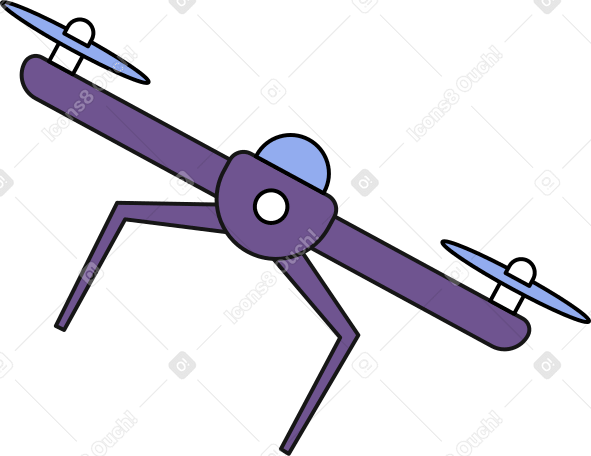 burgundy quadcopter Illustration in PNG, SVG