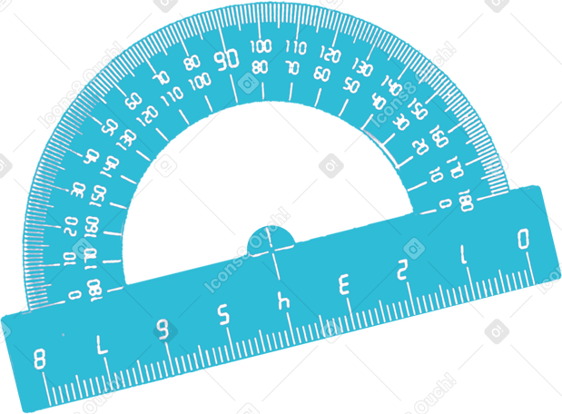 blue ruler PNG, SVG